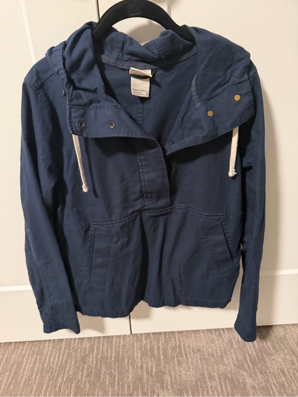 The North Face Navy Hooded Utility Jacket